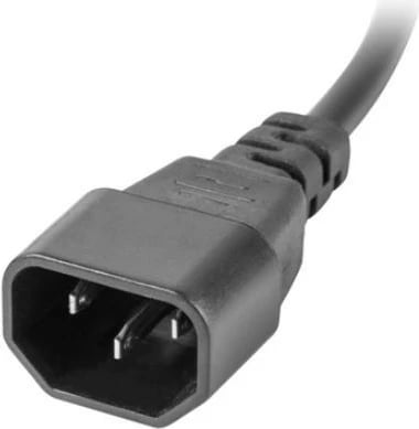 Listë elektrike rack Lanberg PDU-07F-0200-IEC-BK, 1U, 7x Schuko, 2m, C14, e zezë