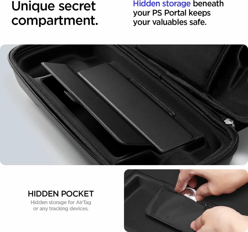Mbështjellës Spigen Rugged Armor Pro për Sony Playstation Portal, i zi Mbështjellës Spigen Rugged Armor Pro për Sony Playstation Portal, i zi