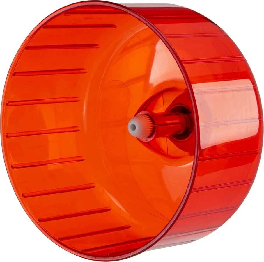 Rrotë ushtrimi për brejtës, FERPLAST Silea, 14.5x10 cm, plastike, e kuqe
