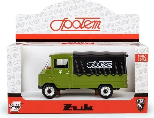 Makine lodër Daffi Żuk Społem K-604, 1:43, Metal/Plastikë, e gjelbër