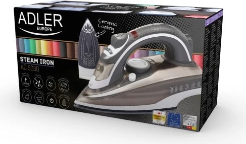 Hekur Adler AD 5030 3000 W taban qeramik depo uji 310 ml avull vertikal