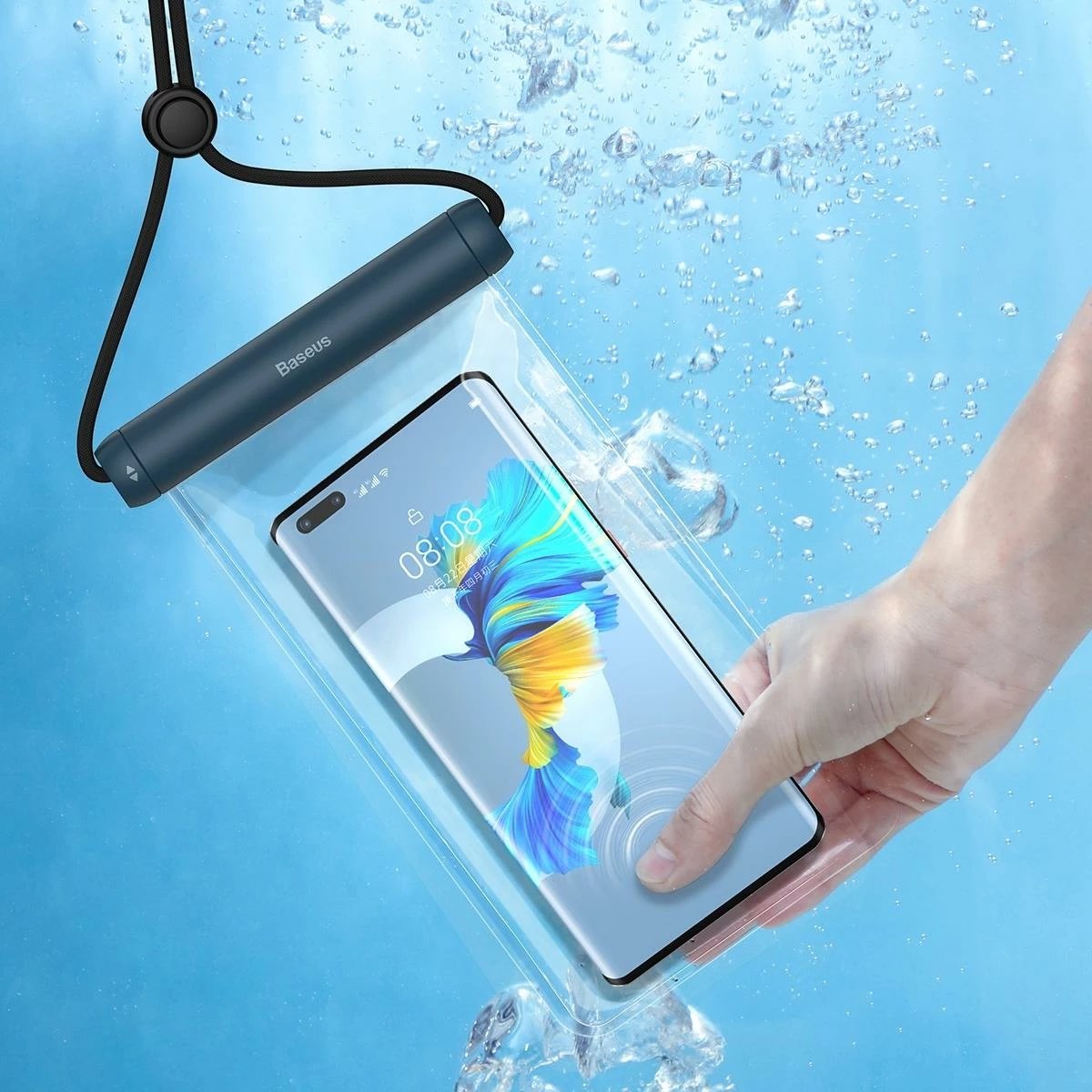 Mbështjellës Baseus FMYT000003 për celular, i papërshkueshëm nga uji, Blu