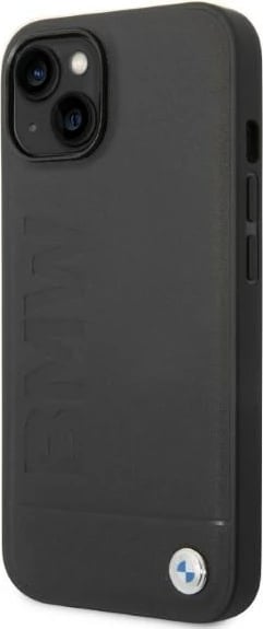 Mbështjellës BMW BMHMP14MSLLBK për iPhone 14 Plus, hardcase, MagSafe, zi