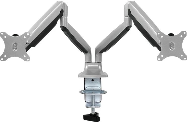 Mbajtës tavoline për 2 monitorë LogiLink BP0043, 13-32 inç, 2x9kg, VESA, Zi/Argjendtë