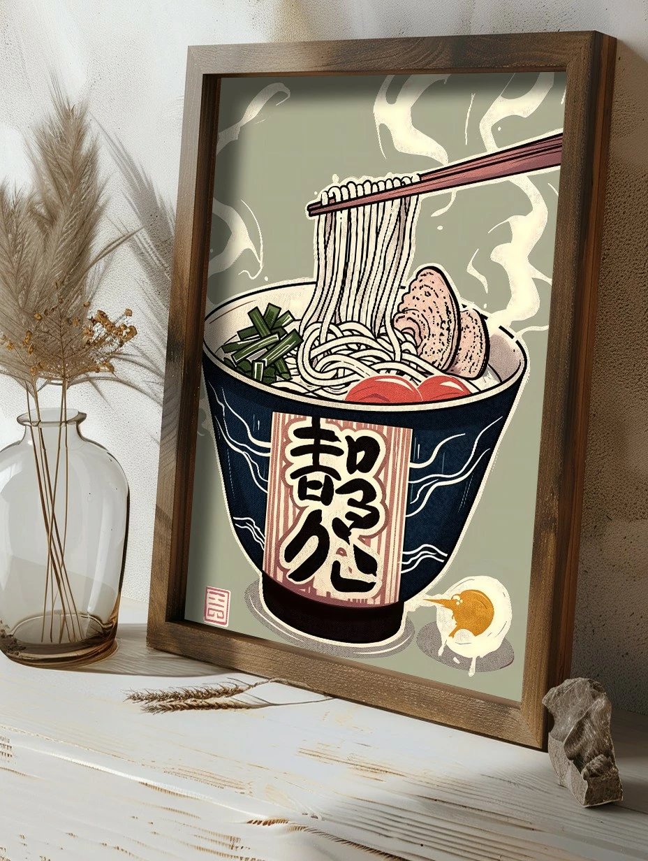 Pikturë dekorative me kornizë MDF, Wallity, GE208-L