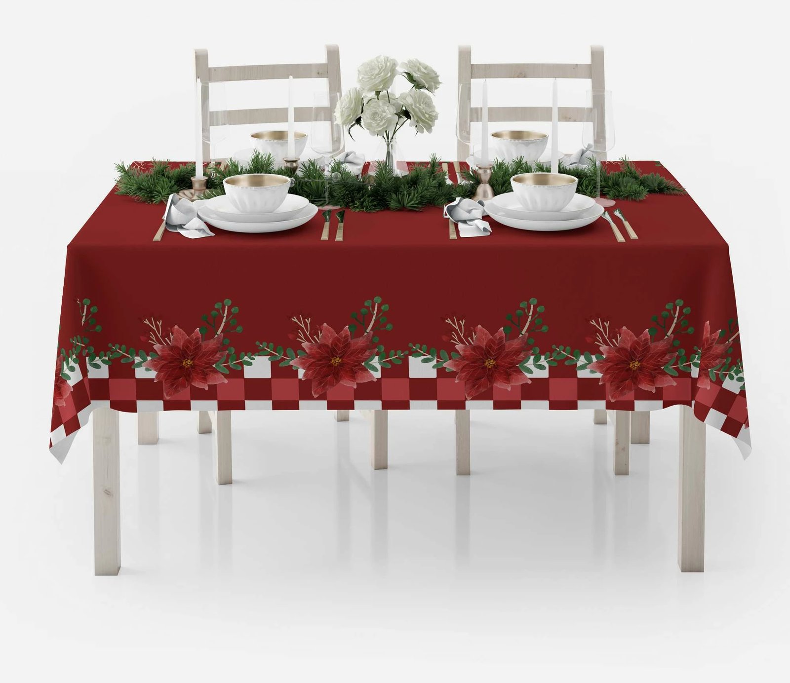 Mbulese tavoline Hermia Concept, shumëngjyrëshe, HM-Tblnwy26-20, 140x140cm