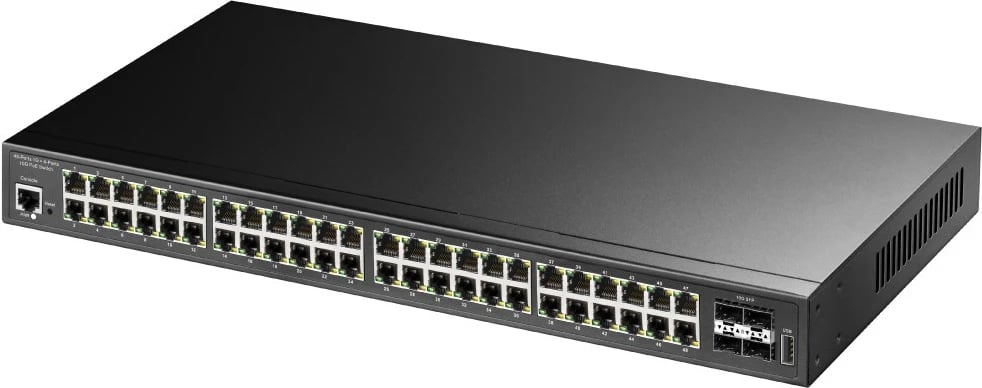 Switch CUDY GS2048PS4-720W, 48 porta Gigabit Ethernet, 8 PoE, i zi