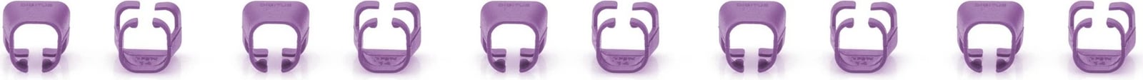 Kapëse ngjyre për patch kabllo Digitus, 100 copë, PVC, violet