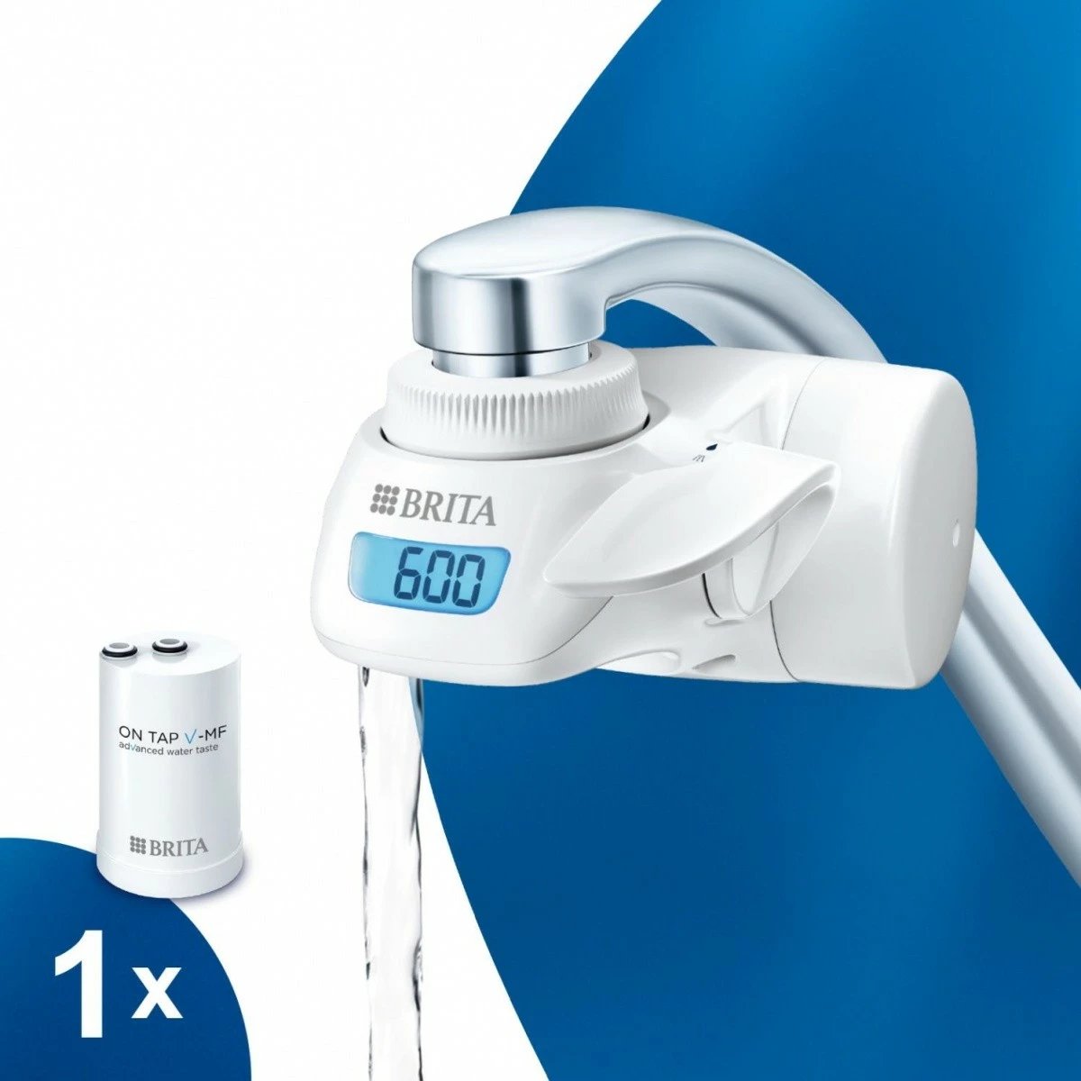 Filtër uji për rubinet Brita ON TAP Pro V-MF, i bardhë