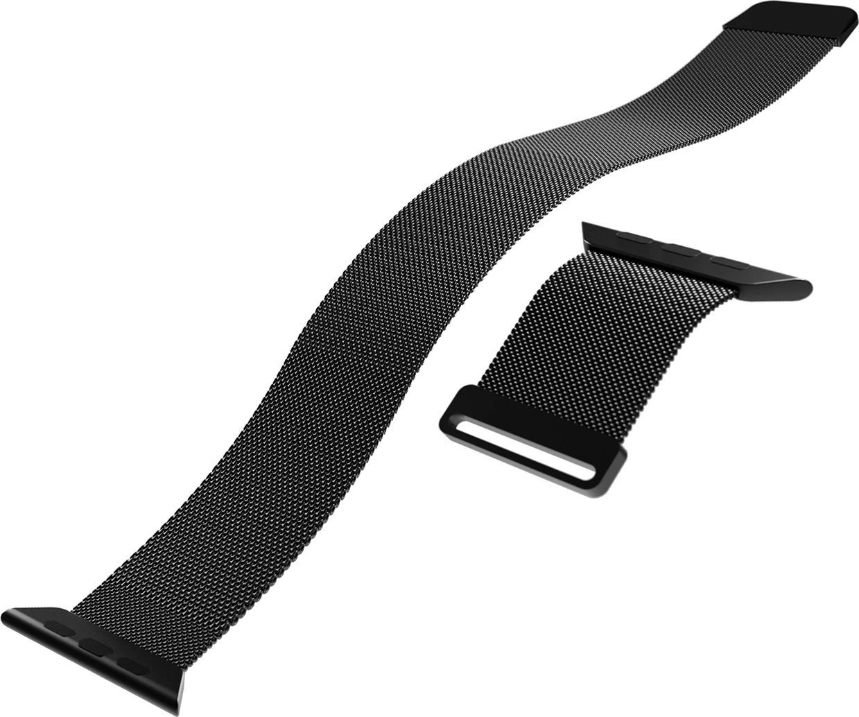 Rrip Milanese për Apple Watch Puro, për 42-44-45-49mm, i zi