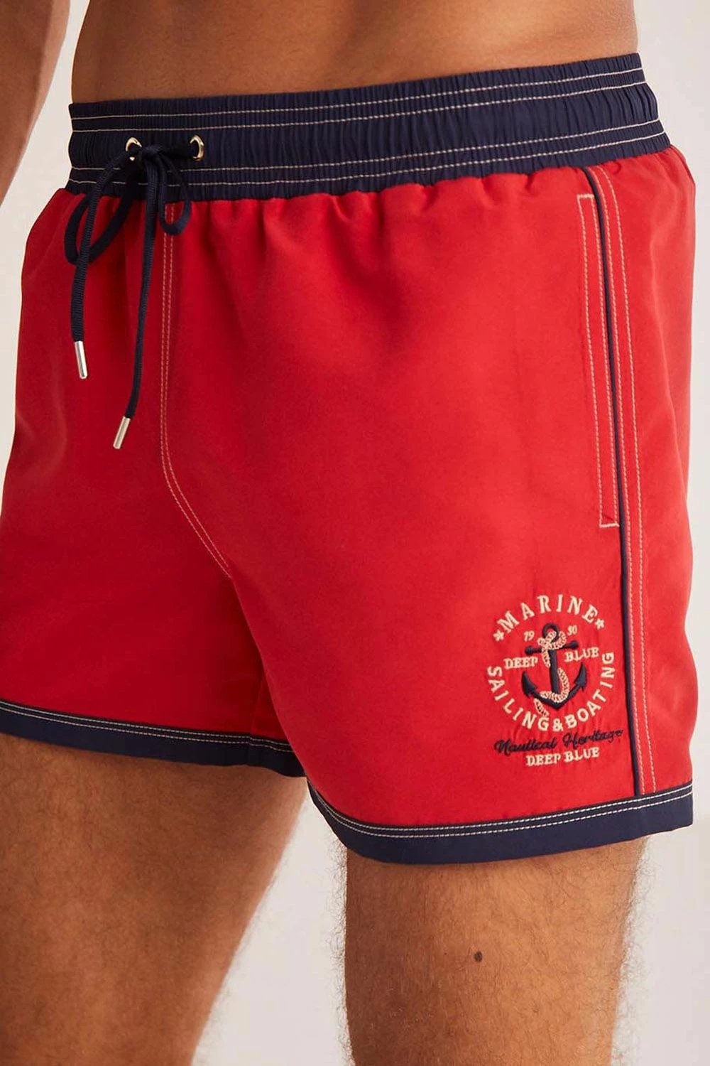 Tanga për not për meshkuj, ngjyrë e kuqe, Jumeon, XL