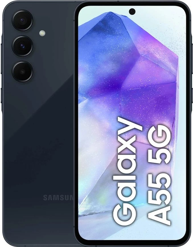 Celular Samsung Galaxy A55 5G, 8 GB RAM, 128 GB, Navy