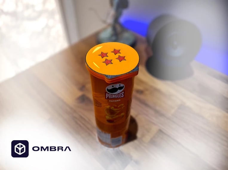 Mbajtëse për snacks (Dragon Ball Pringles Holder), e portokalltë