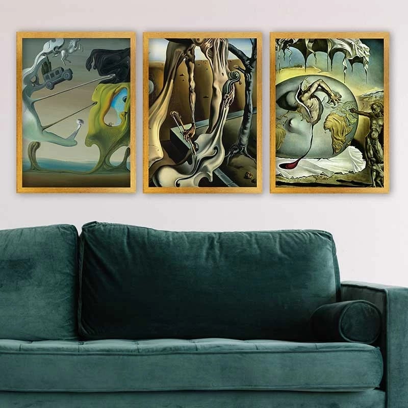 Pikturë dekorative me kornizë (3 copë), Wallity, 3AC_UN261045 _3545