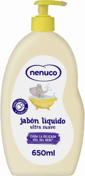 Sapun i lëngshëm për trup dhe flokë Nenuco Ultra i butë 650ml