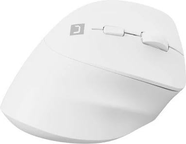 Maus vertikal Natec Crake 2, wireless, 2.4 GHz + Bluetooth 5.2, i bardhë