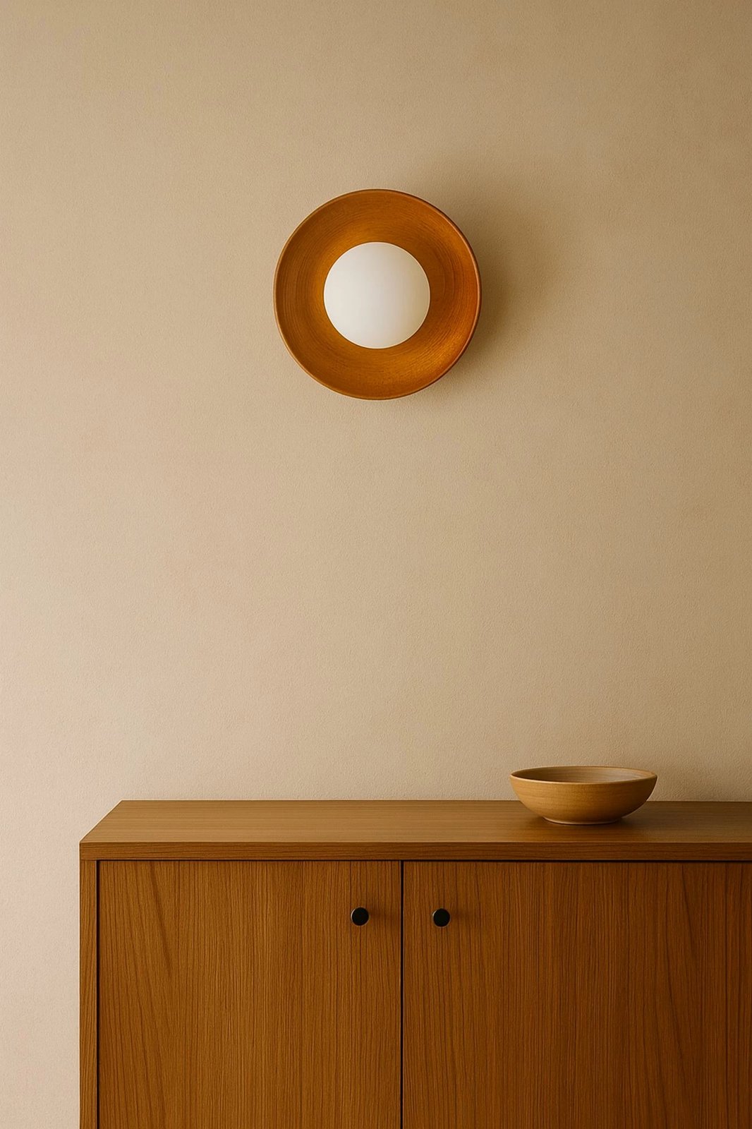 Llambë muri Opviq, dru lisi, Hand-S