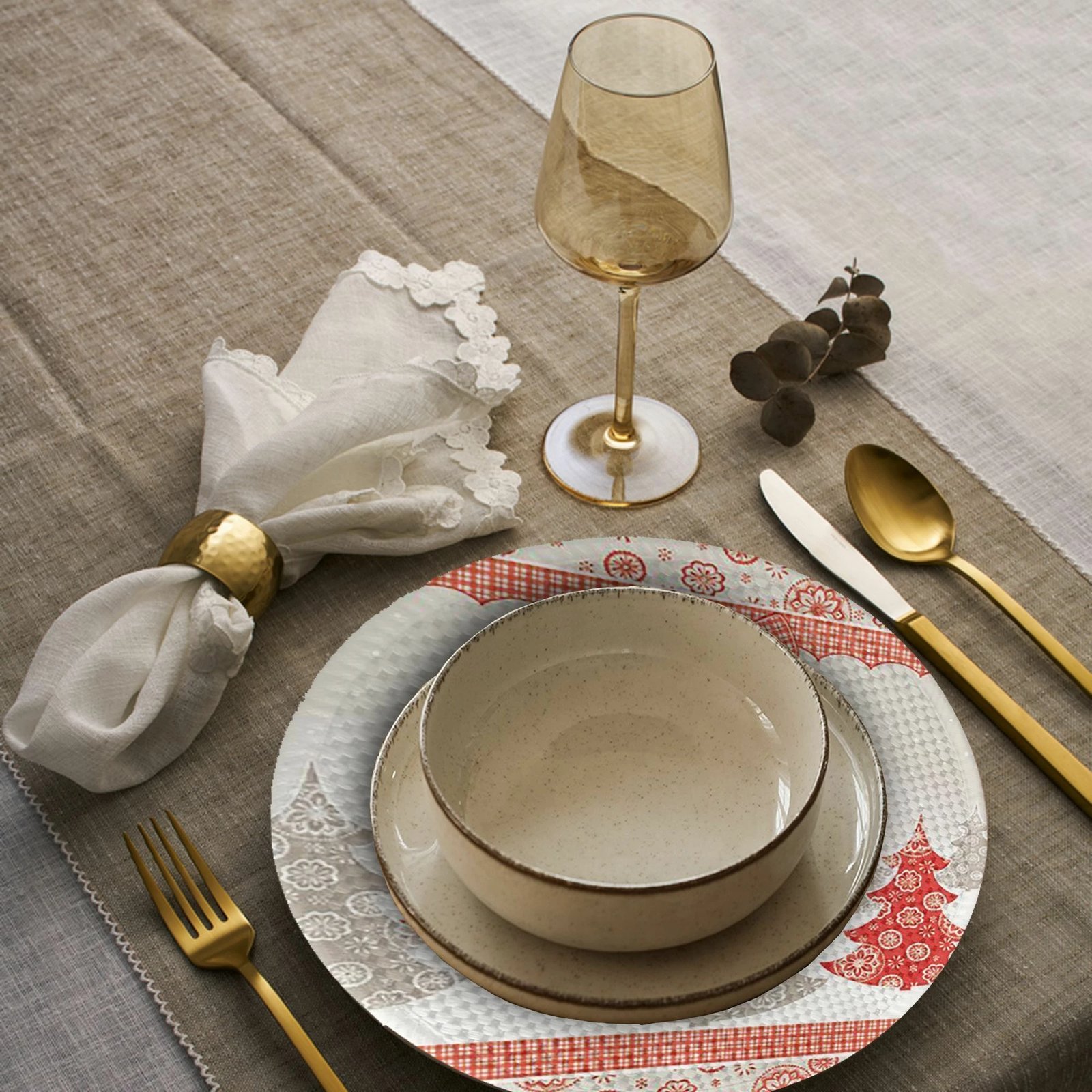 Set nënshtruesish tavoline Hermia Concept, shumëngjyrësh, 4300Supla, 4 copë