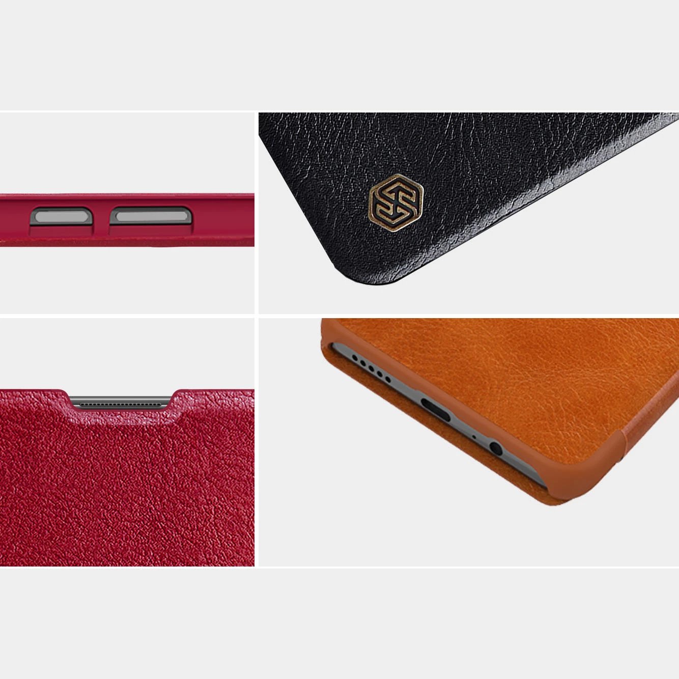 Mbështjellës Nillkin Qin Case për Xiaomi Redmi Note 11T 5G / 11S 5G / 11 5G (China) / Poco M4 Pro 5G, e zezë
