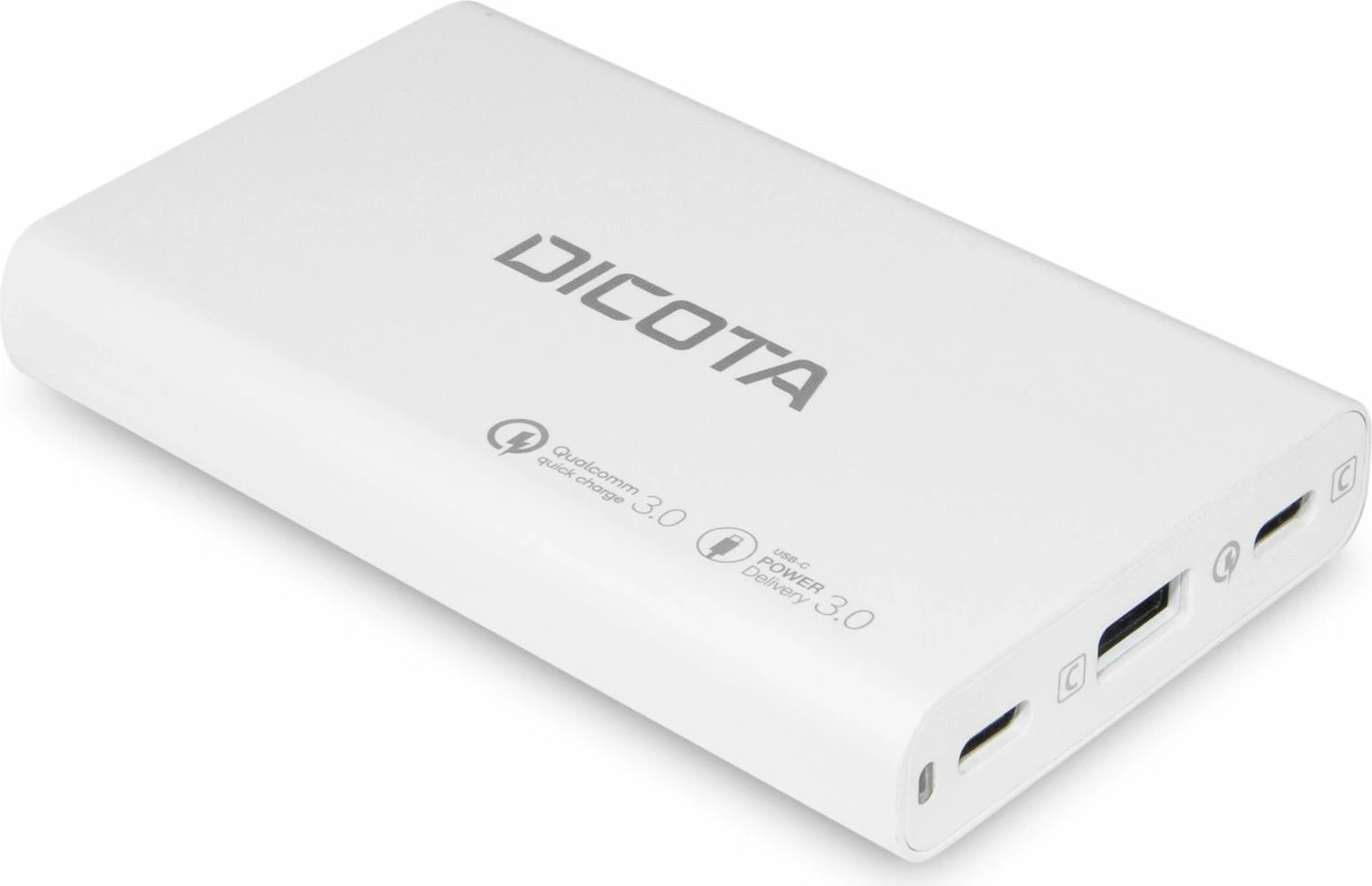 Karikues universal DICOTA D32056, 65W, USB Type-C, i bardhë