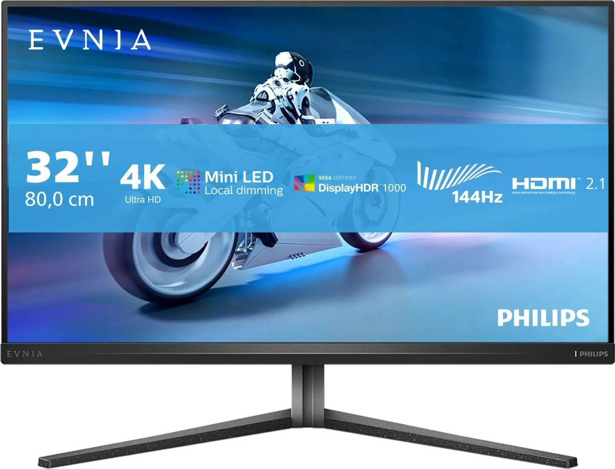 Monitor Philips 32M2N6800M 31.5 inç 4K, USB-C, gri