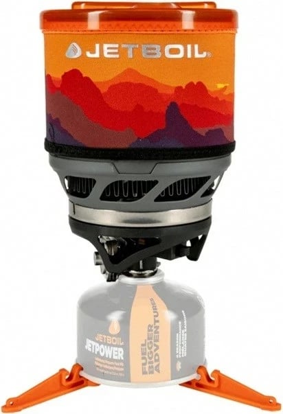 Soba portabile Jetboil MiniMo, 1000 ml, Sunset, për kamping