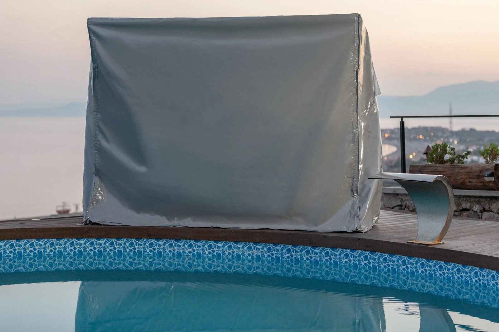 Mbulesë PVC për kopsht, ngjyrë gri, Skye Decor, Paris