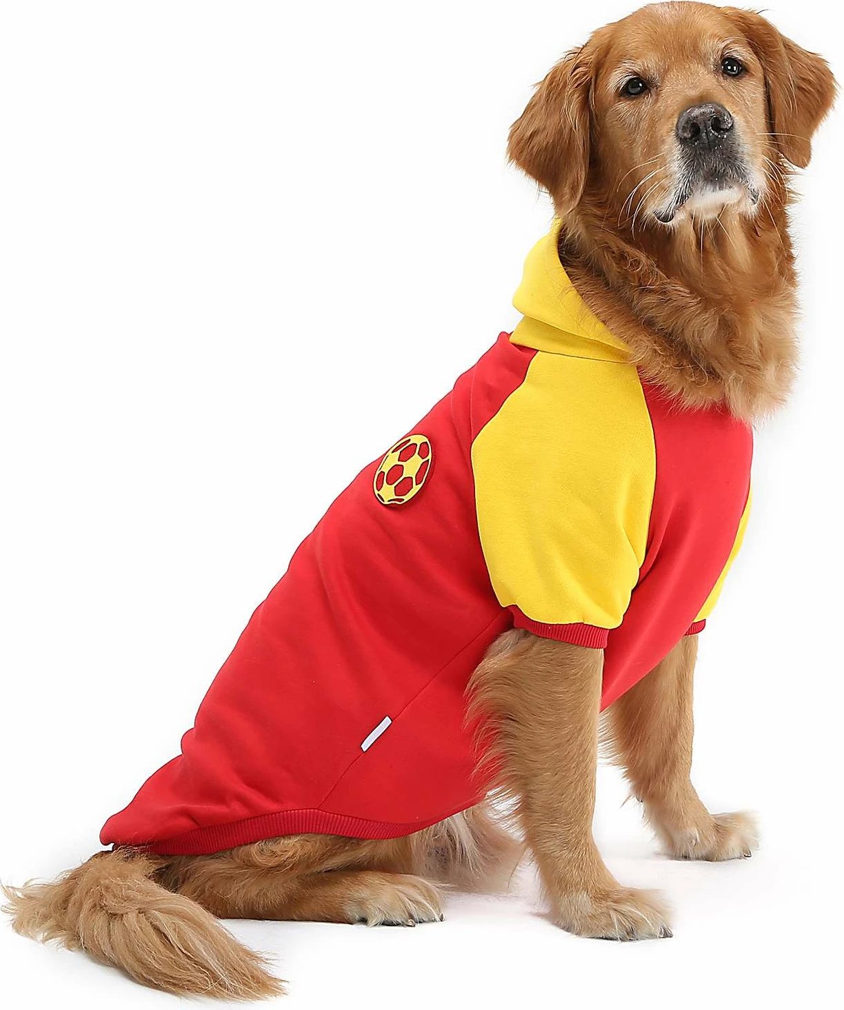 Hudi për qen, e kuqe, Paws & Whiskers, Redballsweat