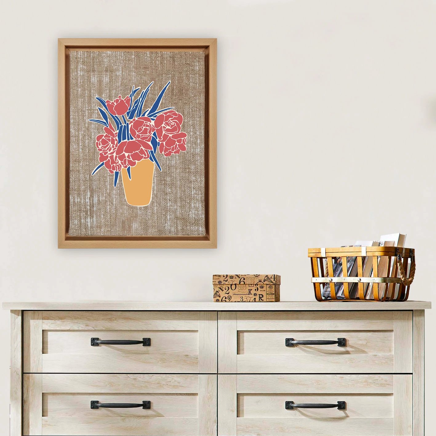 Pikturë dekorative në kanavacë, shumëngjyrëshe, Wallity, LNJ219510825093 - 96136, 96x136cm