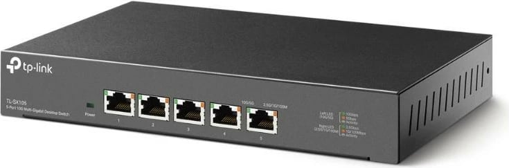 Switch rrjeti TP-LINK TL-SX105, 5x10G, desktop, metalik