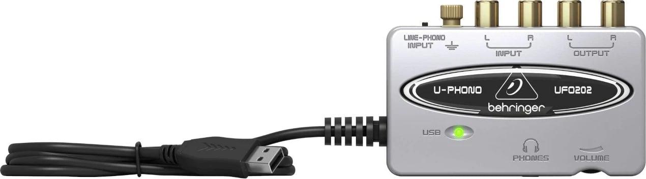 Ndërfaqe audio Behringer UFO202, USB, e zezë