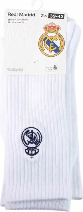 Çorape të gjata Real Madrid, të bardha
