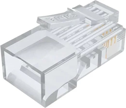 Konektorë RJ45 Unitek Cat 6, set 100 copë