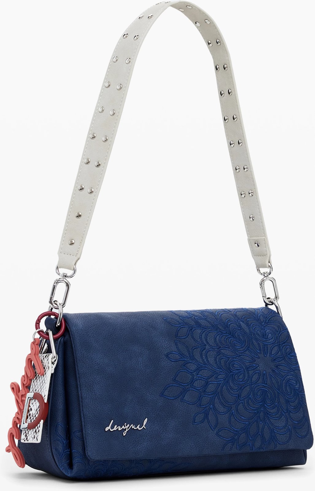 Çantë për femra Desigual Sierra Naron Medium Flap, blu