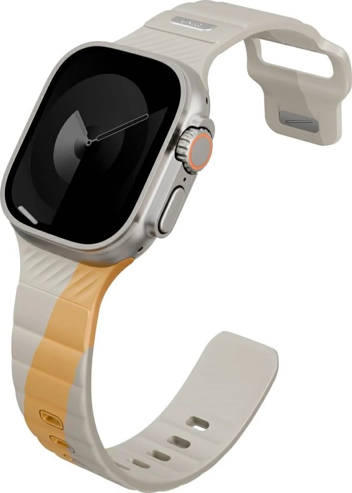 Rrip gome për Apple Watch UNIQ Stride De Rubber, 44/45/46/49mm, Bezhë