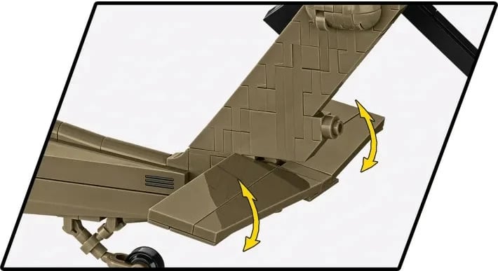 Set lodrash ndërtimi Cobi Klocki Sikorsky UH-60 Black Hawk, 928 pjesë, bezhë