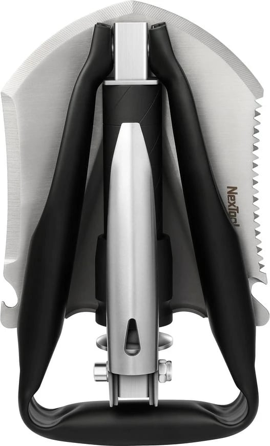 Lopatë shumëfunksionale NEXTOOL NE20033 mini, 128 mm, e zezë