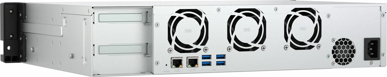 NAS QNAP TS-855eU-8G, 8-bay, Intel Atom C5125, 8GB RAM, 2x2.5GbE, Rackmount, e zezë