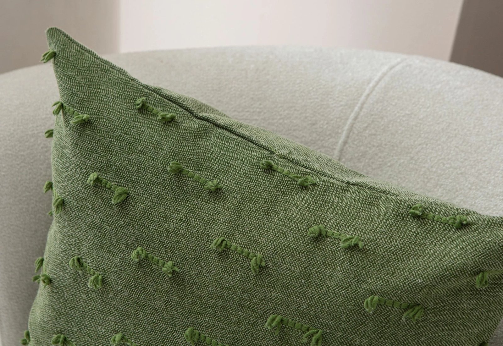 Jastëkë përmbulesë, ngjyrë e gjelbër, Evila Originals, Tuffet v5, 43x43cm