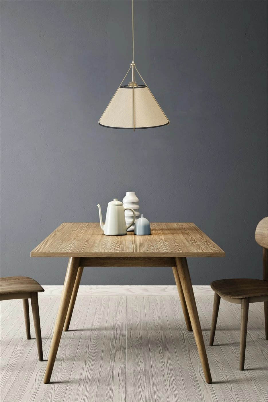 Llambë tavani Opviq, Romeo, ngjyrë bezhë dhe ari, abazhuri prej pëlhure, lartësi e rregullueshme Llambë tavani Opviq, Romeo, ngjyrë bezhë dhe ari, abazhuri prej pëlhure, lartësi e rregullueshme