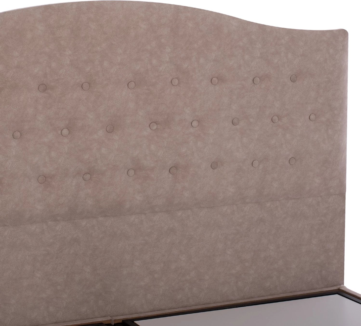 Krevat MALENA, me hapësirë ruajtjeje, pëlhurë nubuck, 160x200