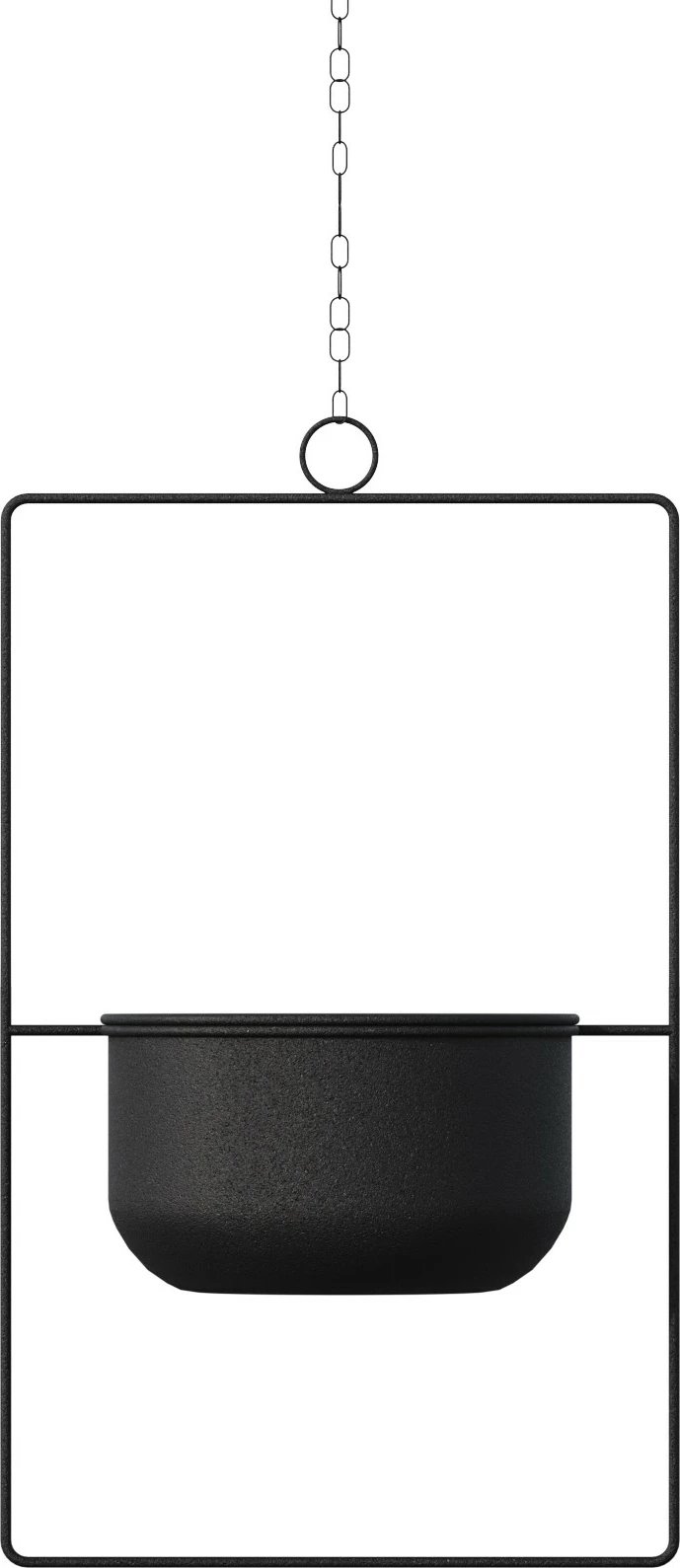 Vazo dekorative Aberto Design, parvaz, e zezë