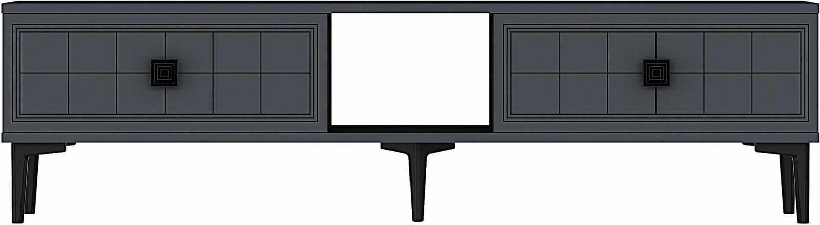 Komodë TV Skye Decor, ngjyrë antracit, 150 cm