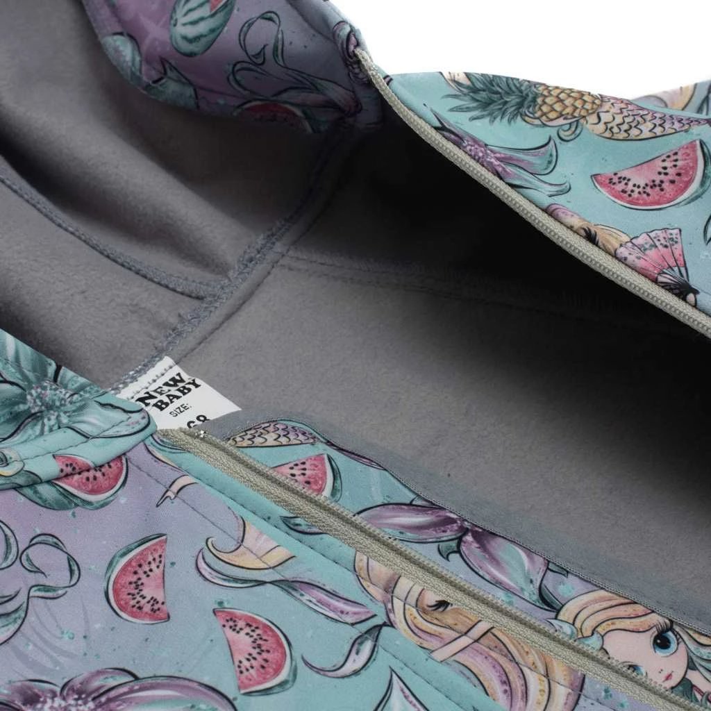 Kombinezon softshell për foshnje, NEW BABY, Mermaids, madhësia 74 (6-9m), rozë