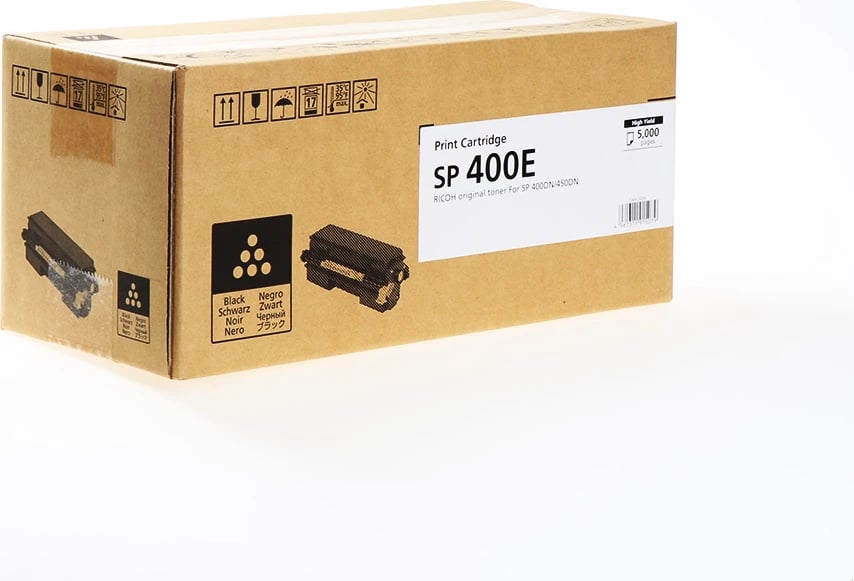 Toner, Ricoh, SP 400E 408061, 5000 faqe, XL, e zezë