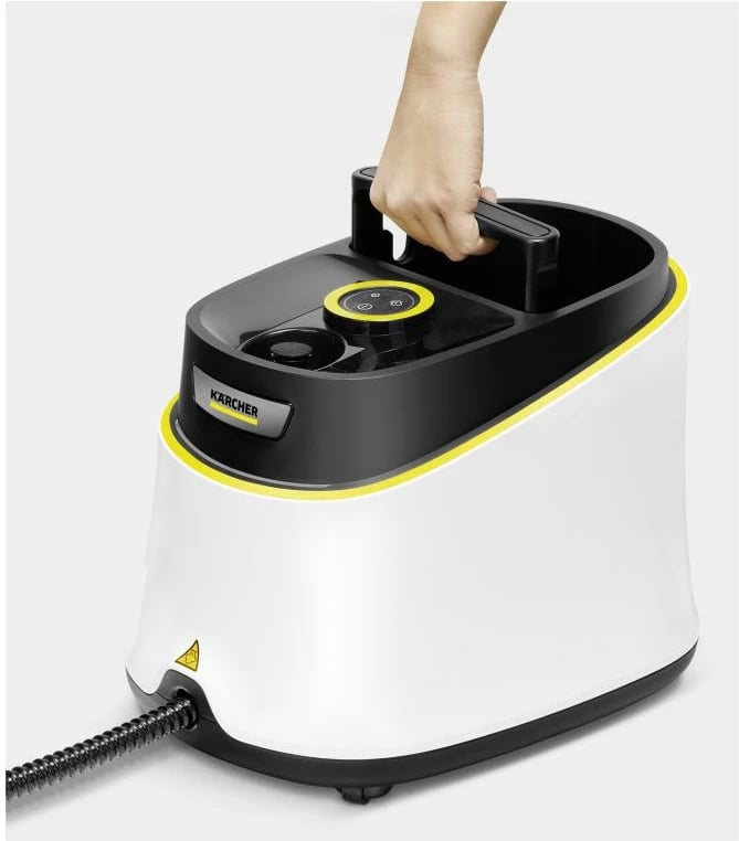 Pastrues me avull, Kärcher, SC 3 Deluxe (1.513-430.0), ngrohje 30 s, depo uji e rimbushshme, 3 kg, bardh e zi