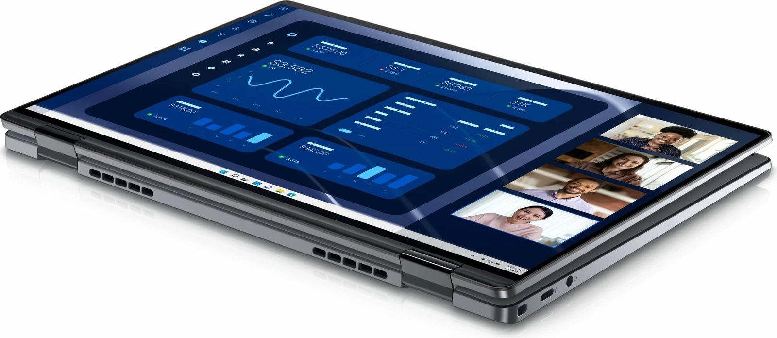 Laptop DELL Latitude 9450 2-in-1, Intel Core Ultra 7, 16GB RAM, 512GB SSD, 14 inch, gri