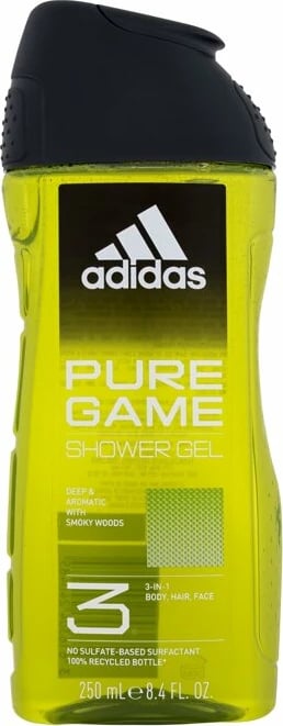 Xhel dushi për meshkuj Adidas Pure Game 250ml