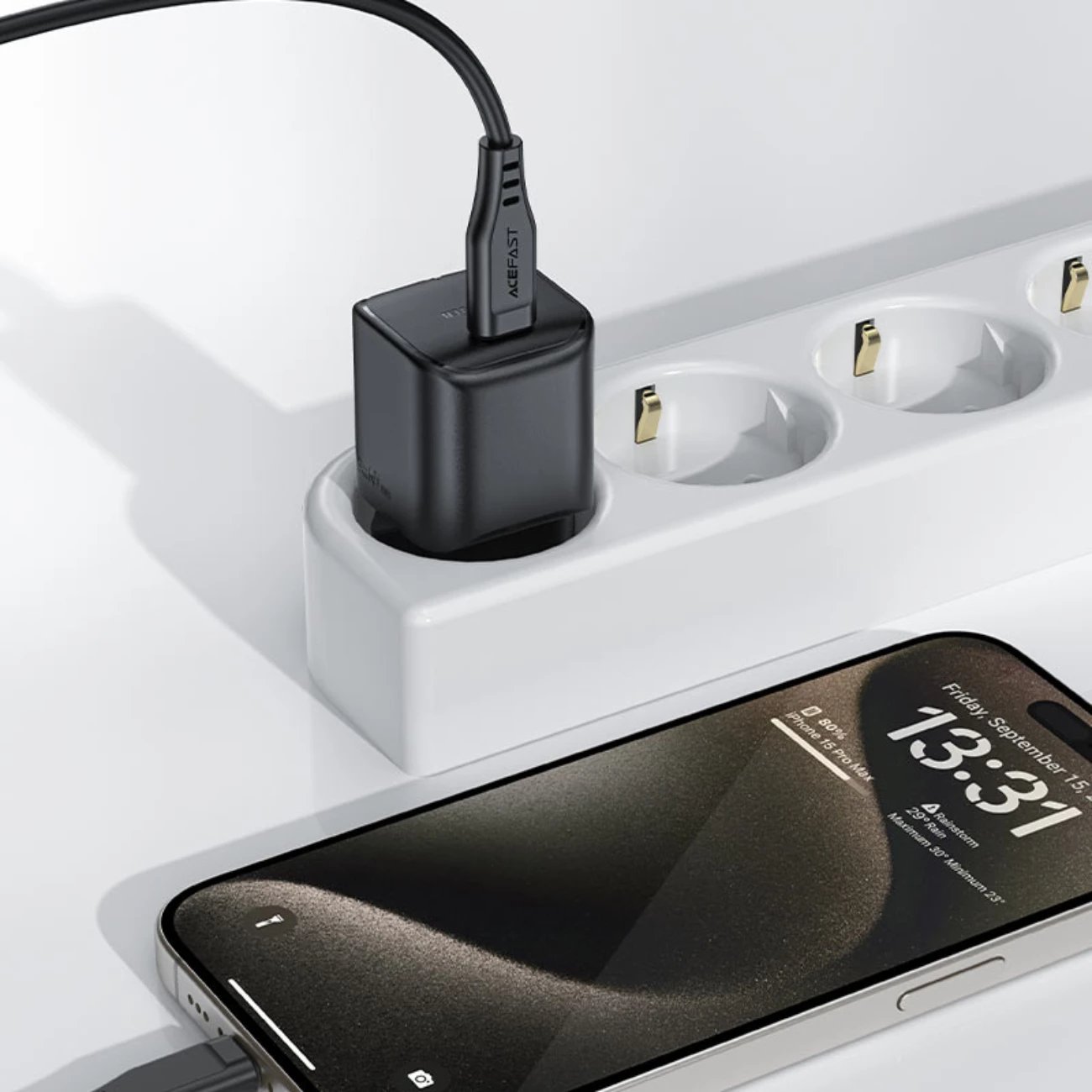 Karikues muri Acefast A73, GaN, 20W, USB-C, i zi