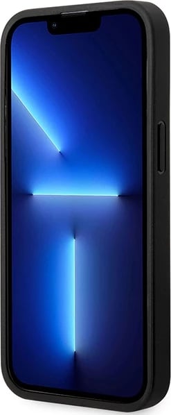 Mbështjellës BMW BMHCP14X22RBDK për iPhone 14 Pro Max 6.7", hardcase lëkurë, e zezë